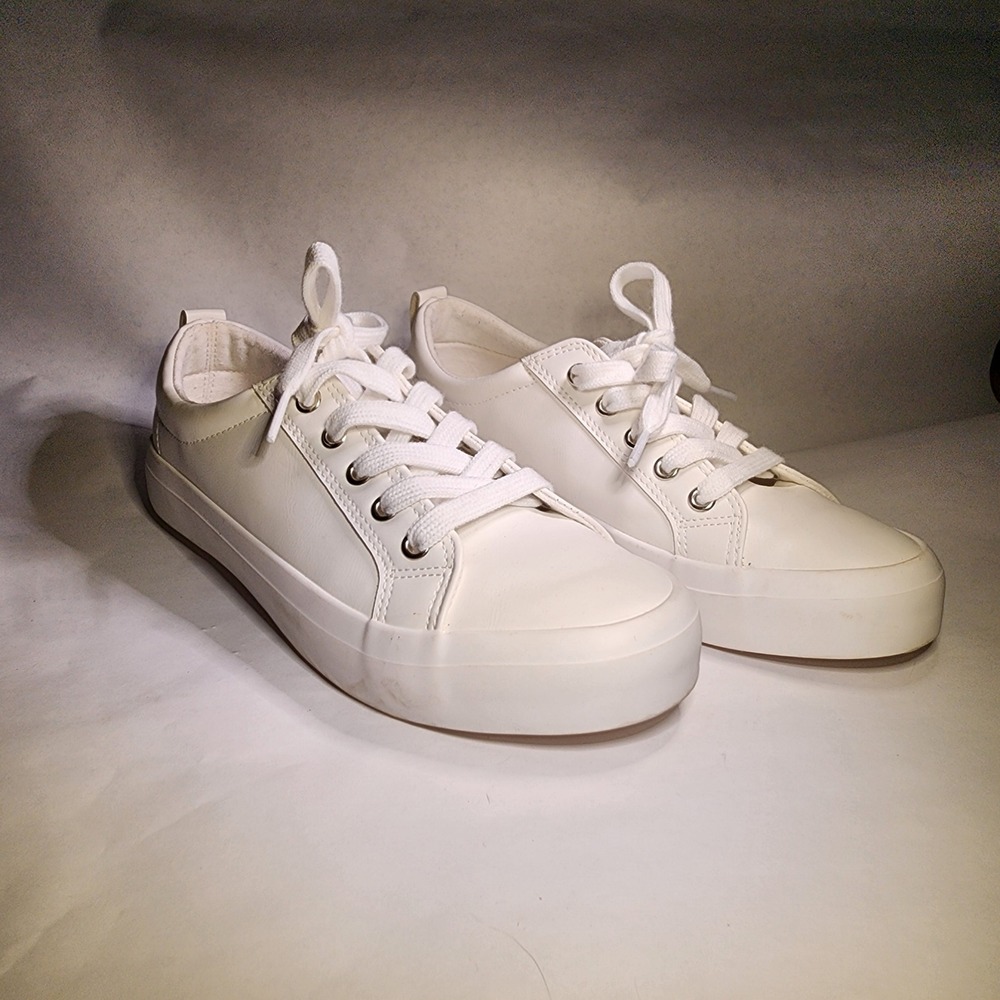 Esprit White Sneakers Womens Casual Lace Up‎ Comfortable Stylish Shoes